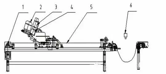 裁斷系統(tǒng)機(jī)械部分示意圖